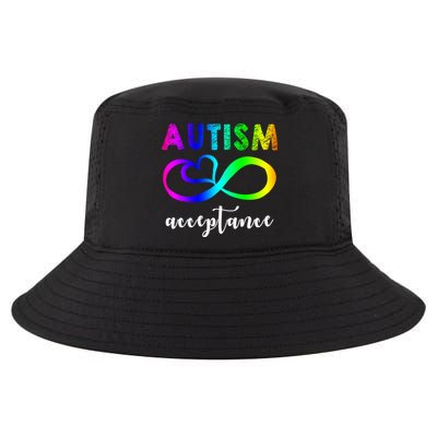 Autism Acceptance Rainbow Cool Comfort Performance Bucket Hat