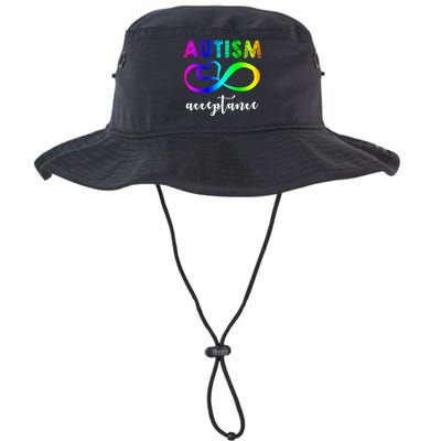 Autism Acceptance Rainbow Legacy Cool Fit Booney Bucket Hat