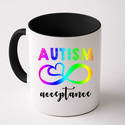 Autism Acceptance Rainbow Mug