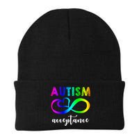 Autism Acceptance Rainbow Beanie