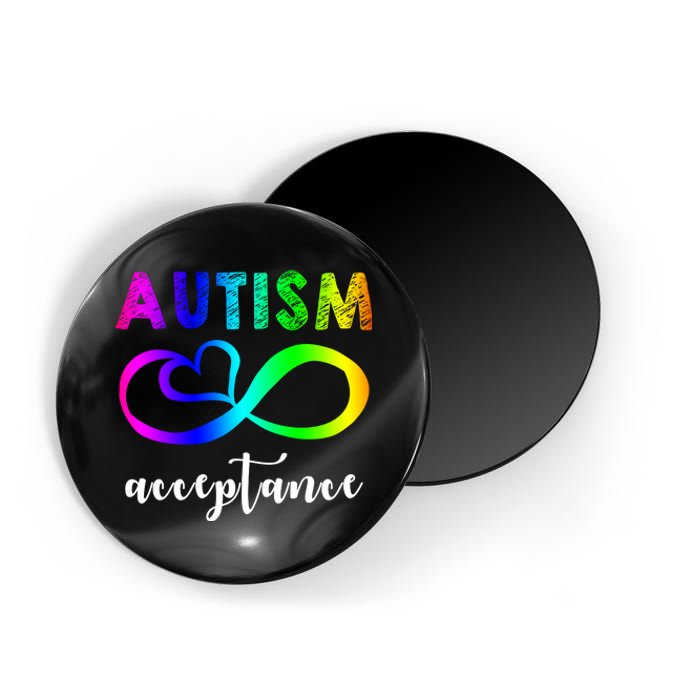 Autism Acceptance Rainbow Magnet