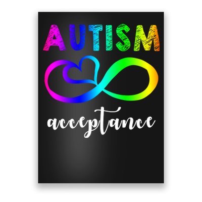 Autism Acceptance Rainbow Poster