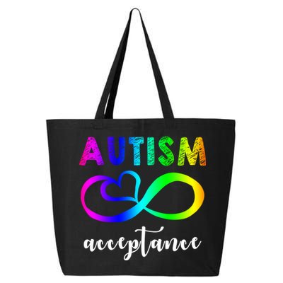 Autism Acceptance Rainbow 25L Jumbo Tote