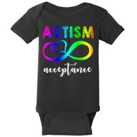 Autism Acceptance Rainbow Baby Bodysuit