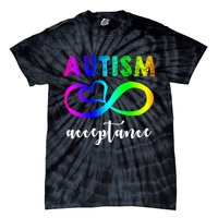 Autism Acceptance Rainbow Tie-Dye T-Shirt