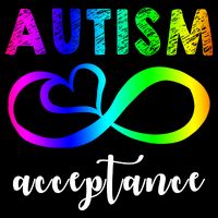 Autism Acceptance Rainbow Tie-Dye T-Shirt