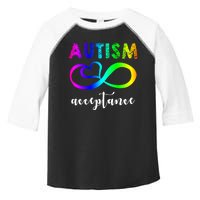 Autism Acceptance Rainbow Toddler Fine Jersey T-Shirt