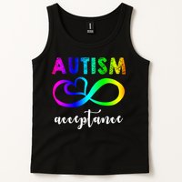 Autism Acceptance Rainbow Tank Top