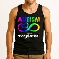 Autism Acceptance Rainbow Tank Top