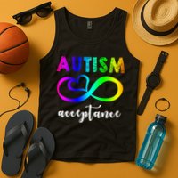 Autism Acceptance Rainbow Tank Top