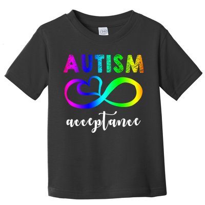Autism Acceptance Rainbow Toddler T-Shirt