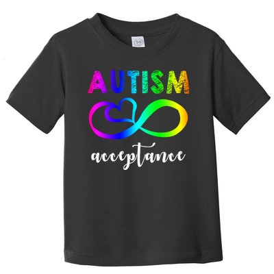 Autism Acceptance Rainbow Toddler T-Shirt