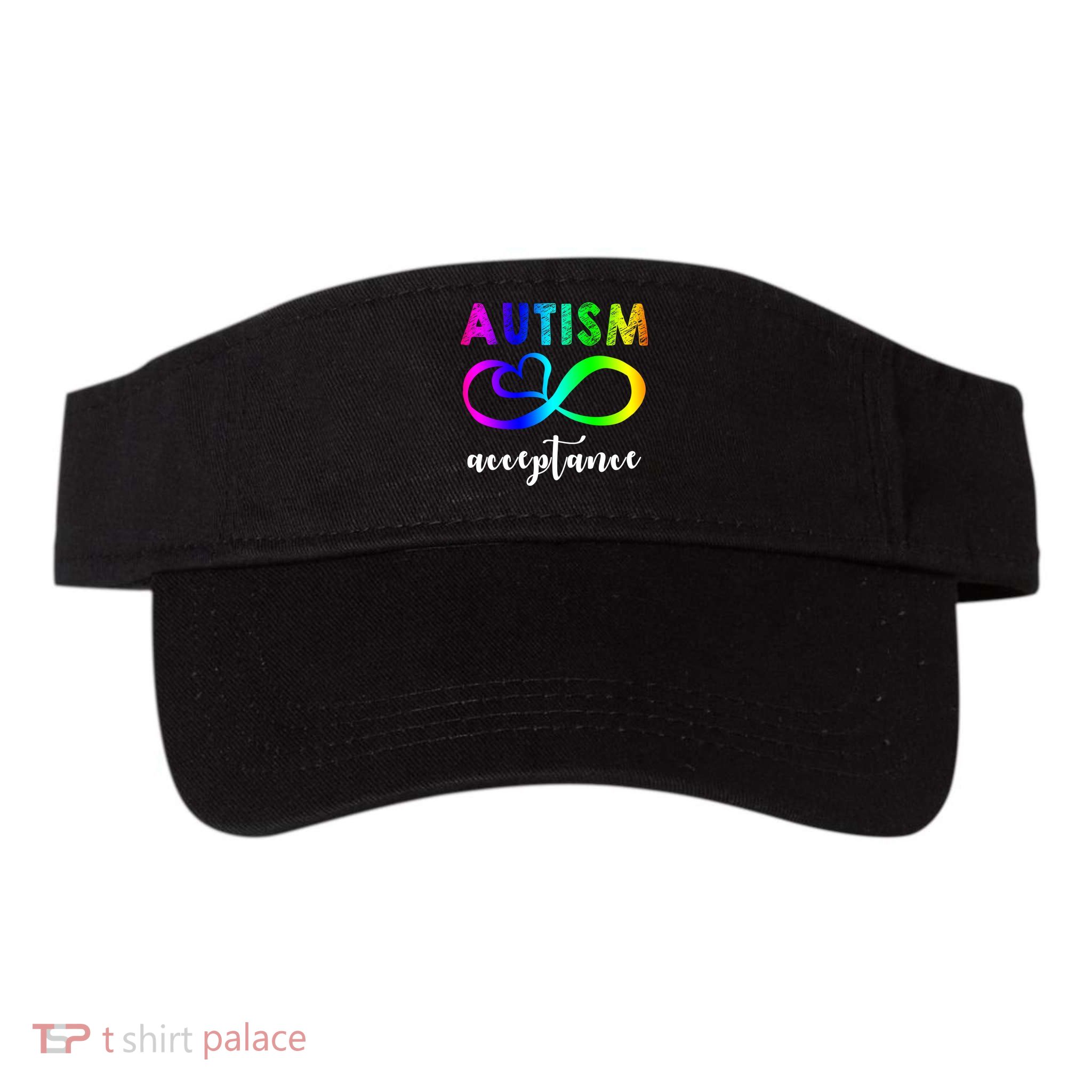Autism Acceptance Rainbow Visor