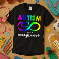 Autism Acceptance Rainbow Kids T-Shirt