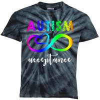 Autism Acceptance Rainbow Kids Tie-Dye T-Shirt