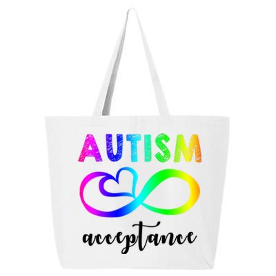 Autism Acceptance Rainbow 25L Jumbo Tote