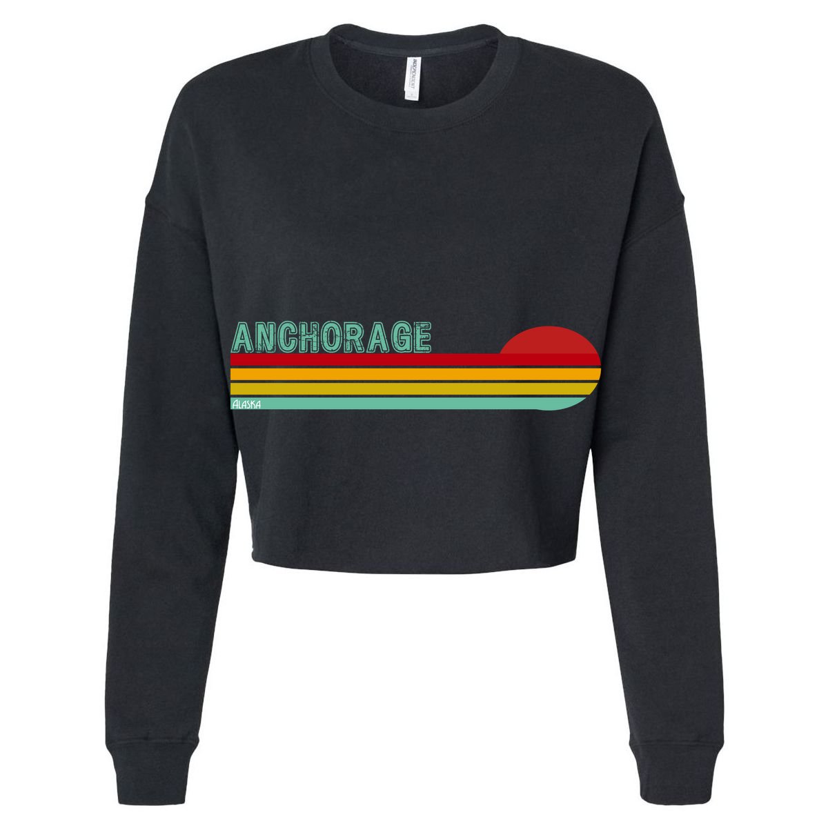 Anchorage Alaska Retro Sunset Cool Comfort Performance Bucket Hat