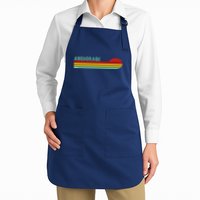 Anchorage Alaska Retro Sunset Apron
