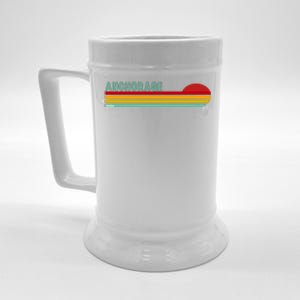 Anchorage Alaska Retro Sunset Beer Stein