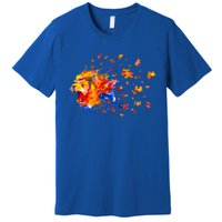 Autism Awareness Roar Cute Lion Puzzle Gift Premium T-Shirt