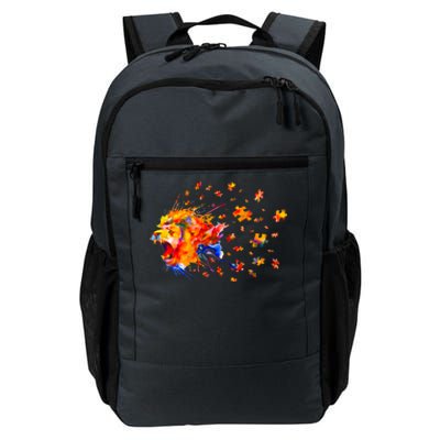 Autism Awareness Roar Cute Lion Puzzle Gift Daily Commute Backpack