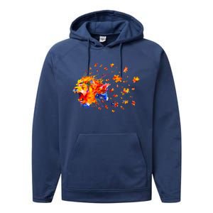 Autism Awareness Roar Cute Lion Puzzle Gift Performance Fleece Hoodie