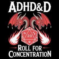 Adhd&d Adhd Roll For Concentration  Flat Bill Trucker Hat
