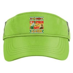 Ya Done Messed Up A A Ron Ugly Christmas Funny Adult Drive Performance Visor