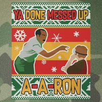 Ya Done Messed Up A A Ron Ugly Christmas Funny Legacy Tie Dye Trucker Hat