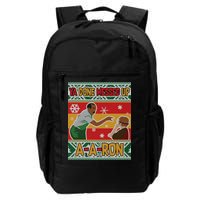 Ya Done Messed Up A A Ron Ugly Christmas Funny Backpack