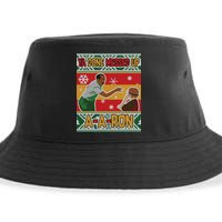 Ya Done Messed Up A A Ron Ugly Christmas Funny Sustainable Bucket Hat