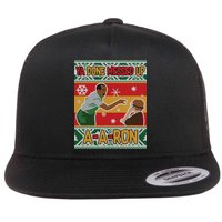 Ya Done Messed Up A A Ron Ugly Christmas Funny Flatbill Hat