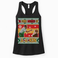 Ya Done Messed Up A A Ron Ugly Christmas Funny Womens Tank Top