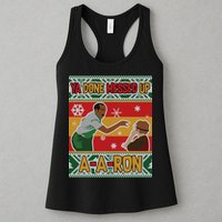 Ya Done Messed Up A A Ron Ugly Christmas Funny Womens Tank Top