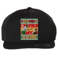 Ya Done Messed Up A A Ron Ugly Christmas Funny Wool Snapback Cap