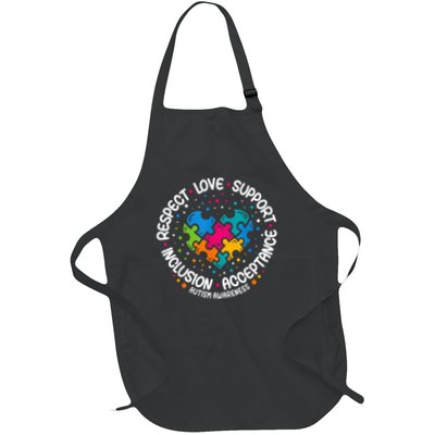 Autism Awareness Respect Love Support Blue Autism Apron