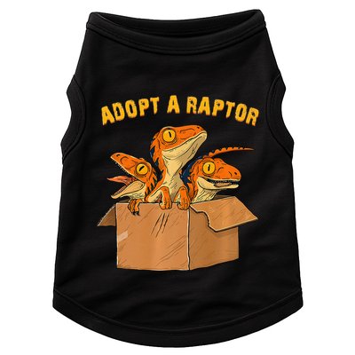 Adopt A Raptor Funny Tee Most Amazing Pets Doggie Tank