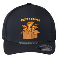 Adopt A Raptor Funny Tee Most Amazing Pets Flexfit Unipanel Trucker Cap