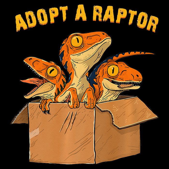 Adopt A Raptor Funny Tee Most Amazing Pets Flexfit Unipanel Trucker Cap