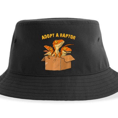 Adopt A Raptor Funny Tee Most Amazing Pets Sustainable Bucket Hat