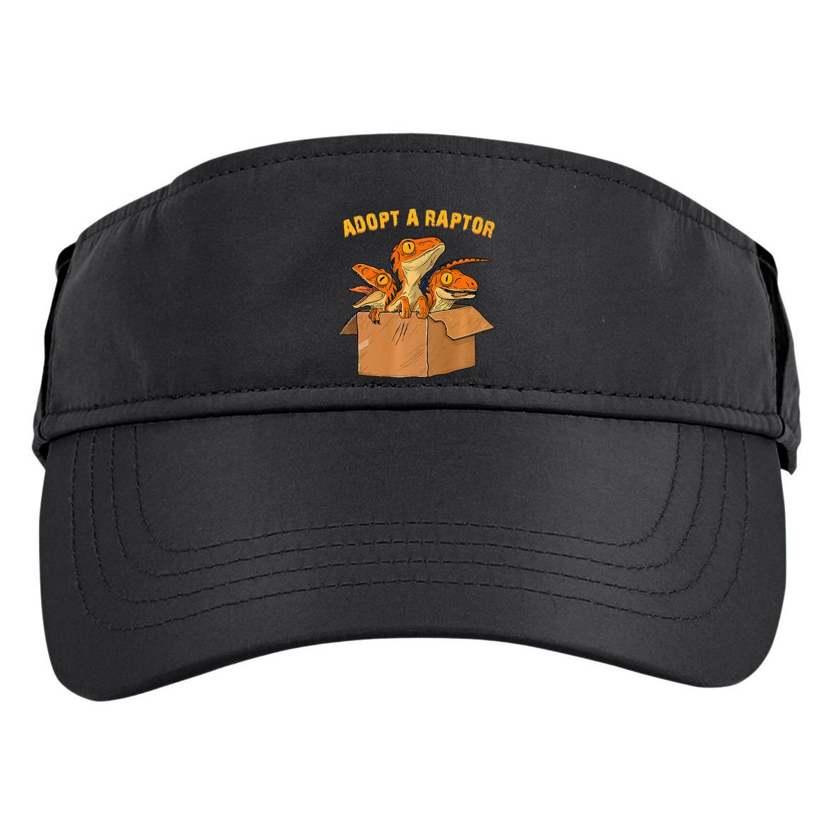 Adopt A Raptor Funny Tee Most Amazing Pets Adult Drive Performance Visor
