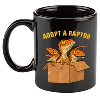 Adopt A Raptor Funny Tee Most Amazing Pets 11oz C Handle Ceramic Mug