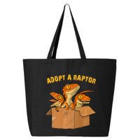 Adopt A Raptor Funny Tee Most Amazing Pets 25L Jumbo Tote