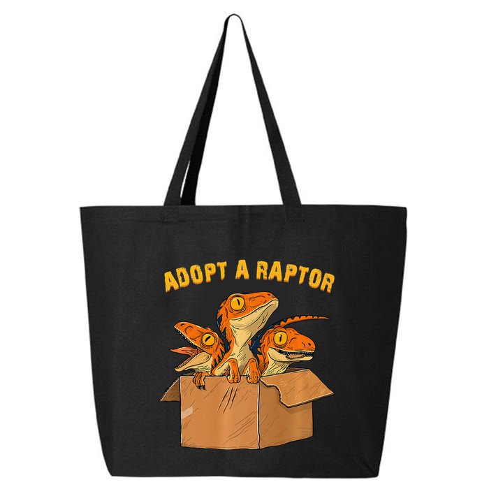 Adopt A Raptor Funny Tee Most Amazing Pets 25L Jumbo Tote