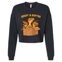 Adopt A Raptor Funny Tee Most Amazing Pets Cropped Pullover Crew