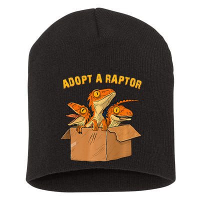 Adopt A Raptor Funny Tee Most Amazing Pets Short Acrylic Beanie