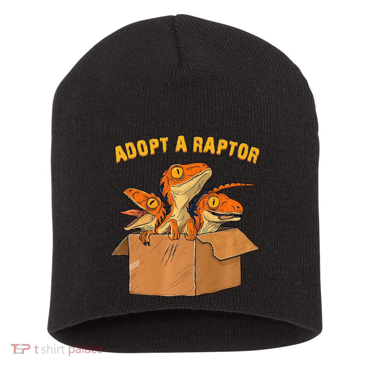 Adopt A Raptor Funny Tee Most Amazing Pets Short Acrylic Beanie