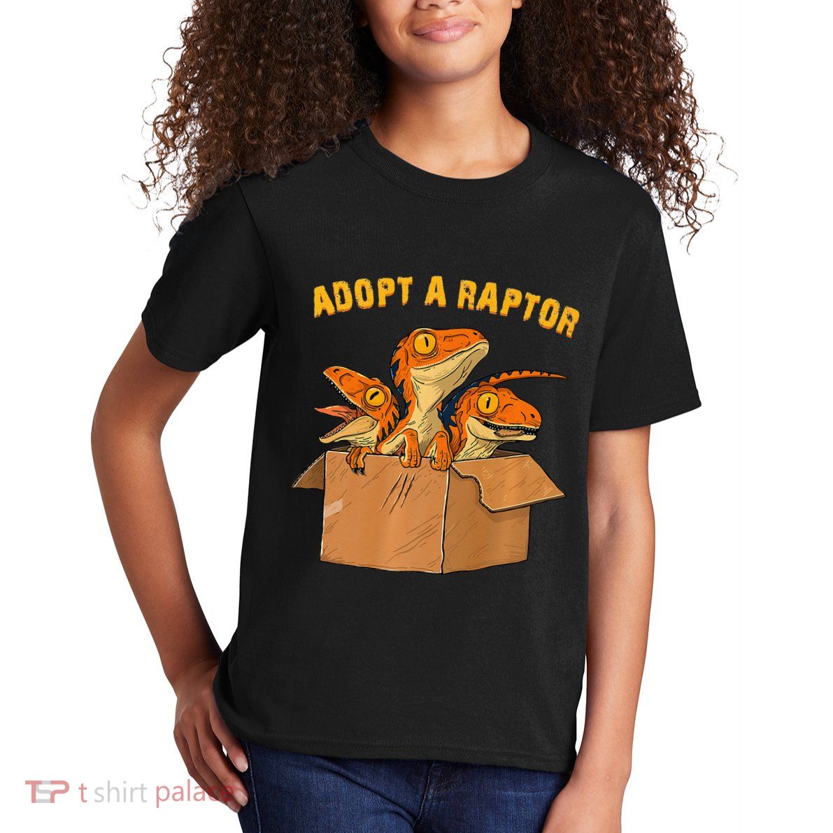 Adopt A Raptor Funny Tee Most Amazing Pets Kids T-Shirt