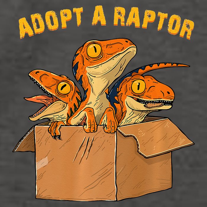 Adopt A Raptor Funny Tee Most Amazing Pets Vector Backpack