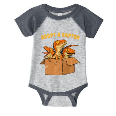 Adopt A Raptor Funny Tee Most Amazing Pets Infant Baby Jersey Bodysuit
